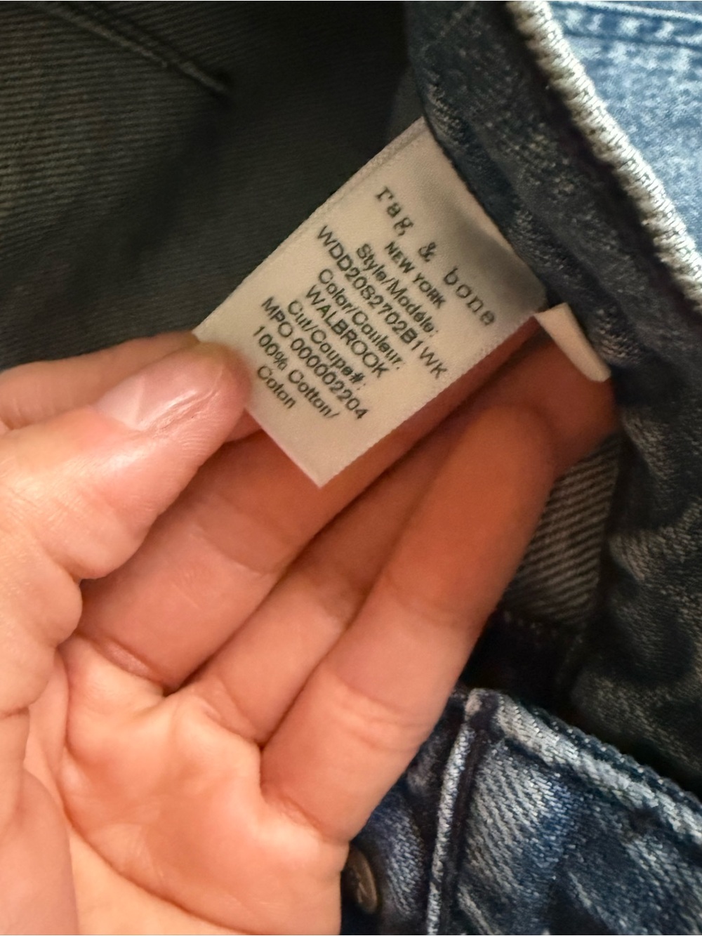 Rag and Bone Ruth Super High Rise Straight - Picture 3 of 4